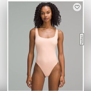 Lululemon Wundermost square-neck bodysuit NWOT